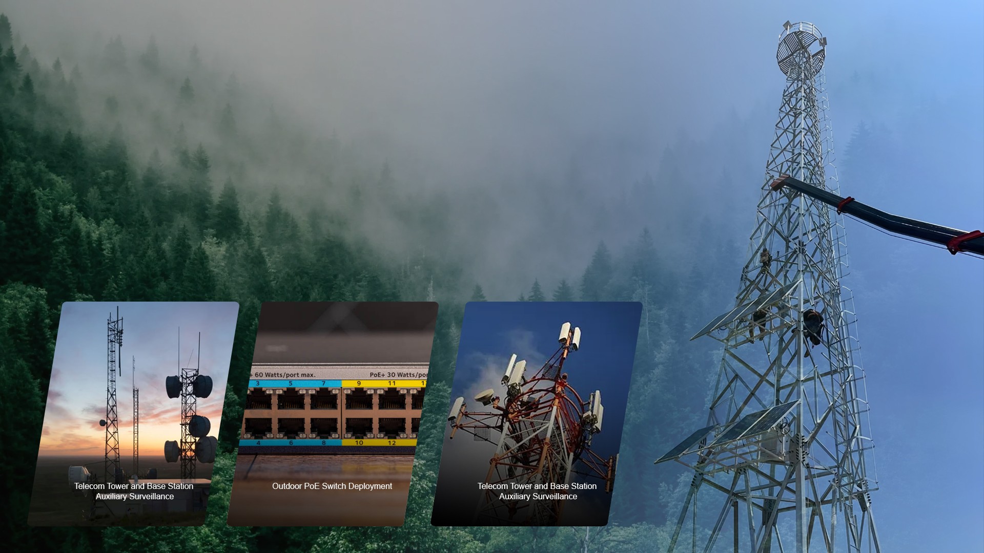 Zuverlässige Off-Grid-Solarstromversorgung für PoE-Switches und Videoüberwachung