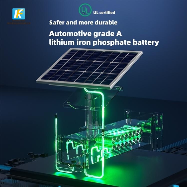 60W 30AH All-in-One Solar CCTV Kit – Off-Grid Security Camera Power System for Remote Monitoring