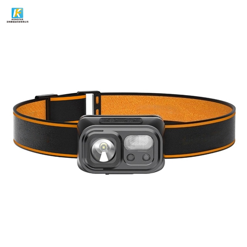 Rechargeable LED Headlamp with 9 Modes and 45° Rotation for Hiking Camping Outdoor Use - OEM China
