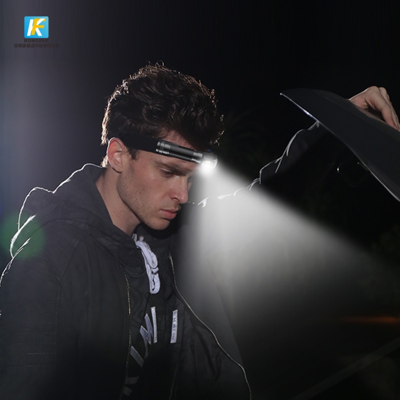 High Lumen Motion Sensor Headlamp USB Rechargeable for Camping and Construction