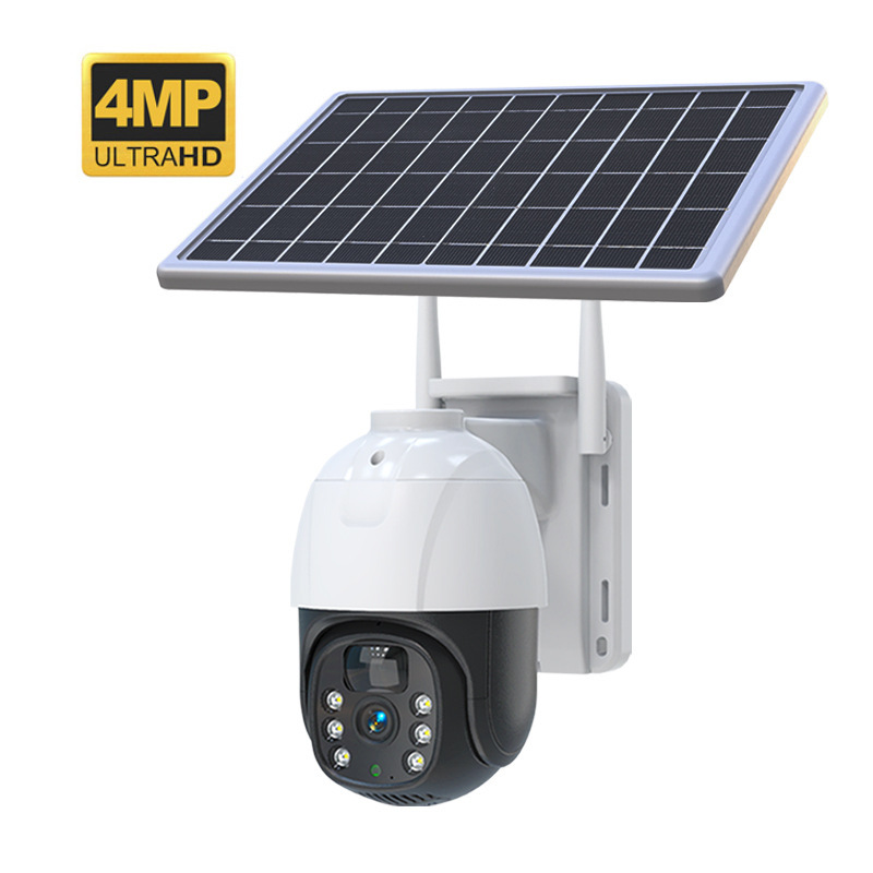 Off-Grid Solar-Powered PTZ Surveillance Camera System 