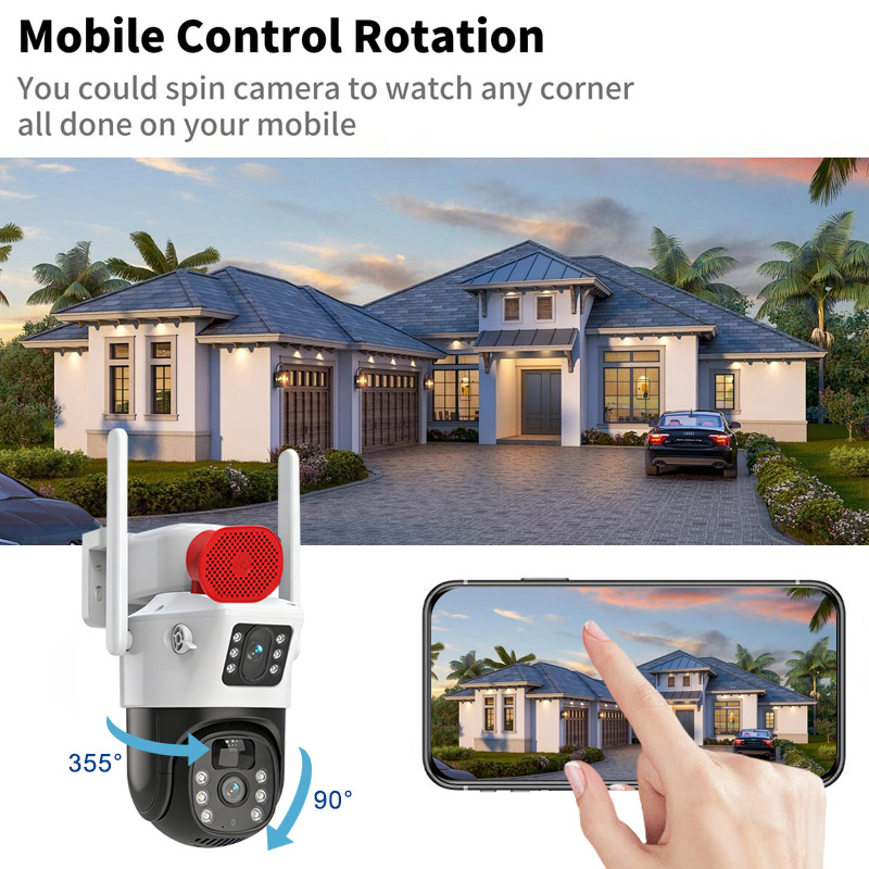 Off-Grid Solar-Powered PTZ Surveillance Camera System with Integrated Siren