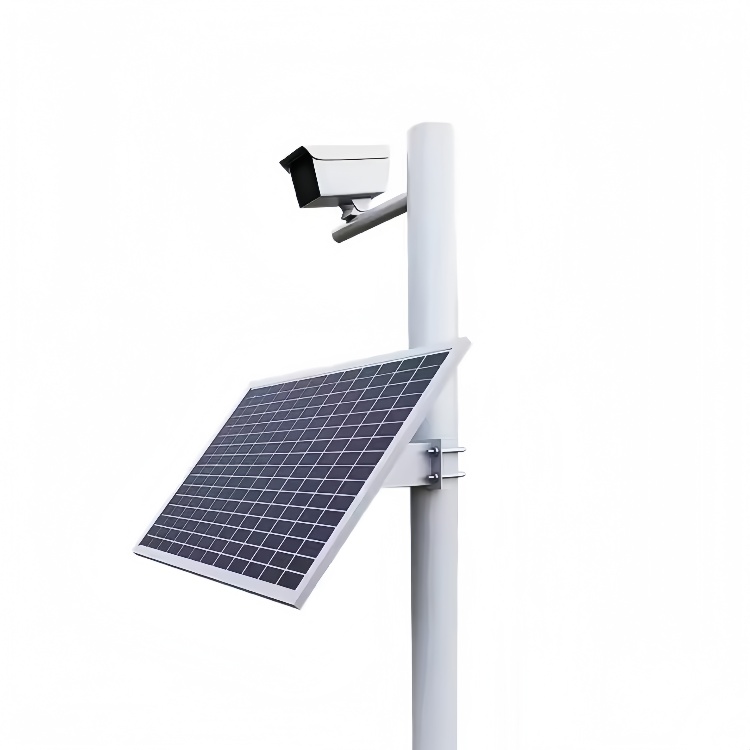 Solar CCTV System 100W Panel 60Ah Battery for Remote Monitoring China Manufacturer