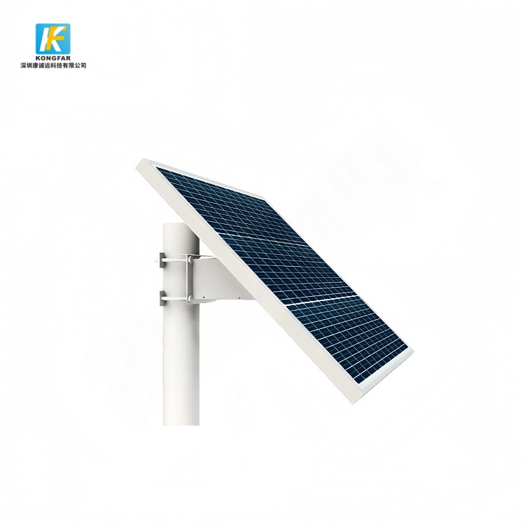 80W Solar CCTV System Kit with 40Ah LiFePO4 Battery for Off Grid Surveillance and Remote Areas