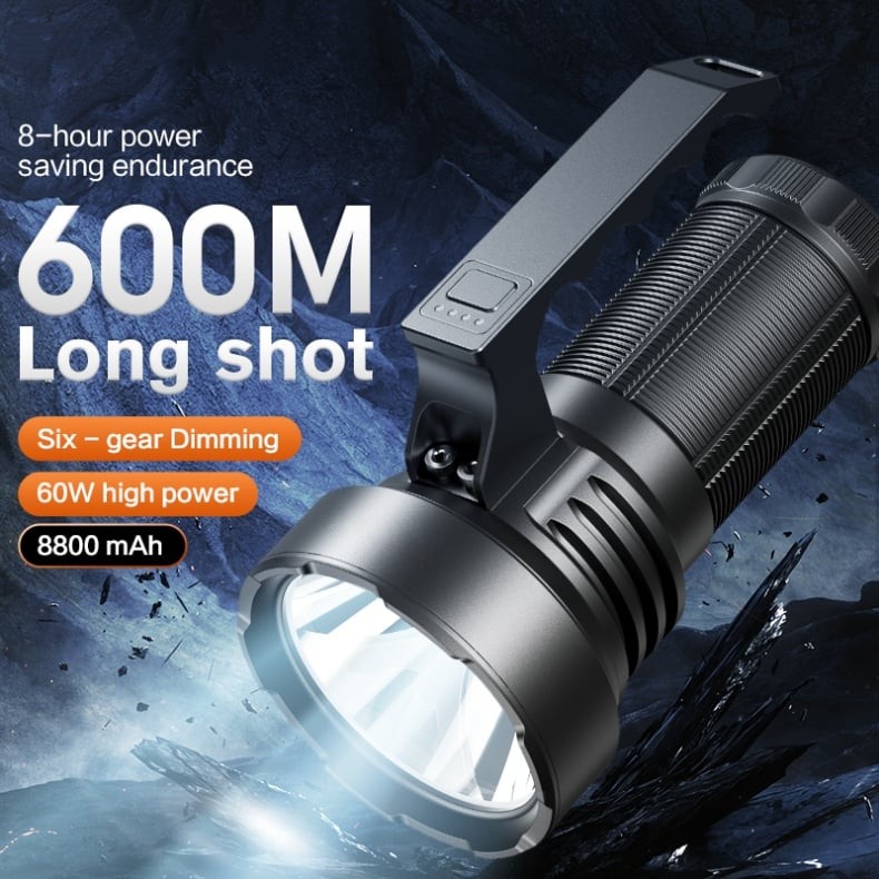 Rechargeable LED Headlamp 1000LM, Type-C USB Charging, Outdoor Hiking Light from China Supplier