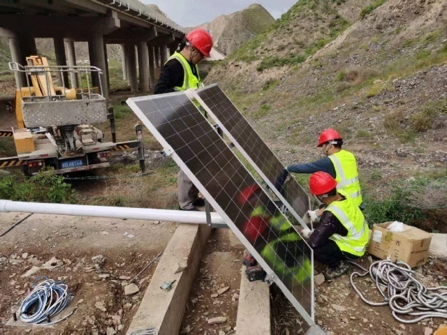 Off-Grid Solar Power Supply System for Geological Monitoring Equipment in Baiyin, Gansu, China