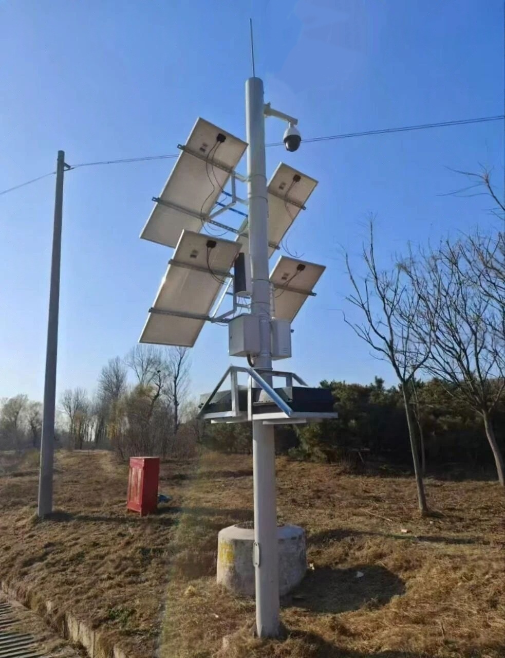 Solar Power Supply System for Gas Pipeline Security Monitoring in Tianjin