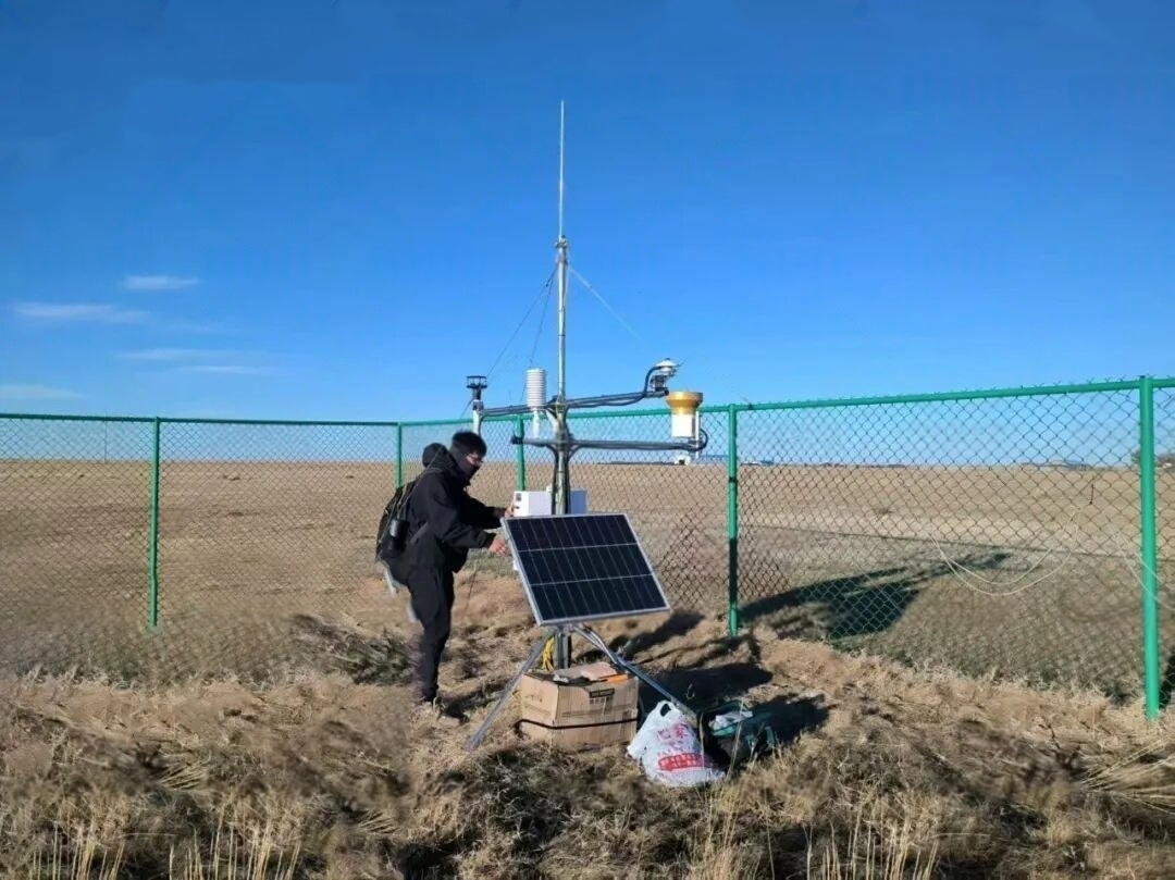 Solar Power Supply System For Grassland Environmental Monitoring In Inner Mongolia