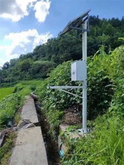 Solar Power Supply System For Water Flow Meter Monitoring In Chongqing Irrigation Channels